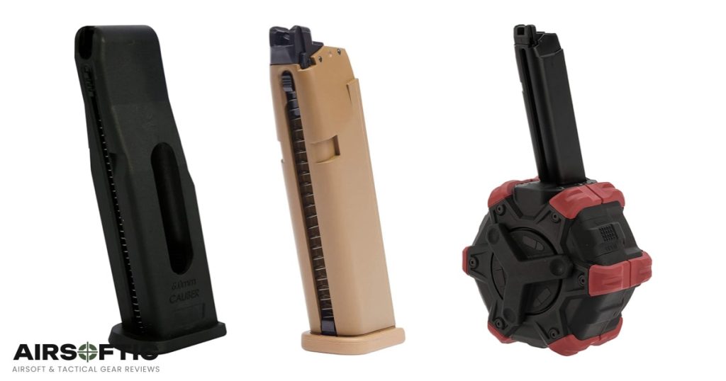 Magazine upgrade for airsoft pistol