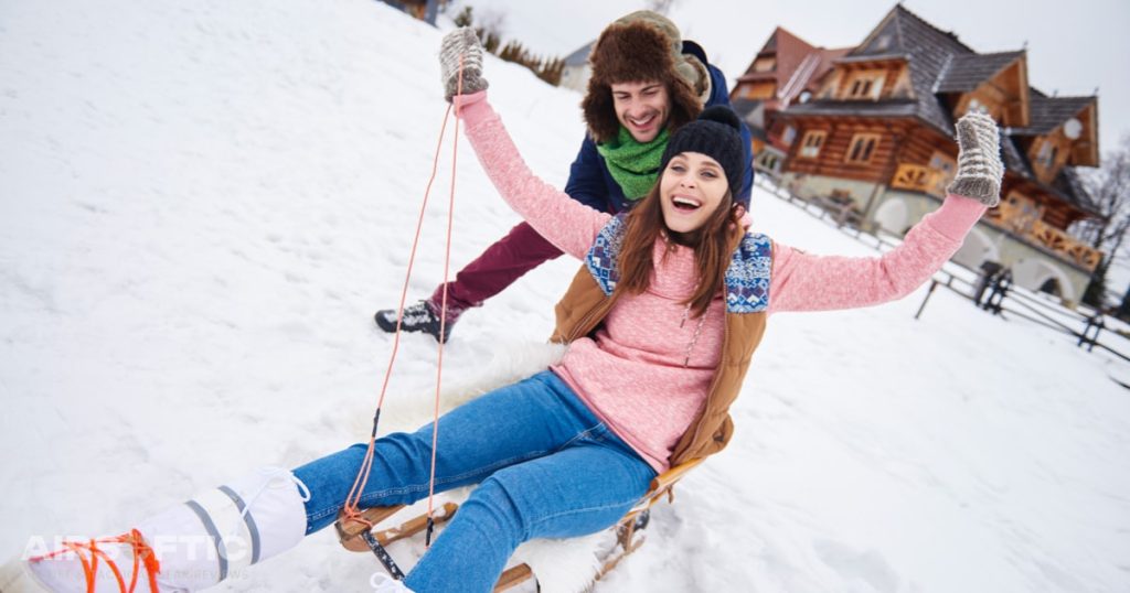Tobogganing